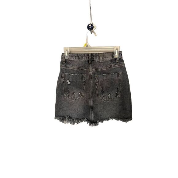 One Teaspoon High Waist Dark Gray 2020 Mini Skirt‎ - Picture 2 of 5